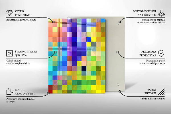 Worktop protector Illustration of Monster leaves