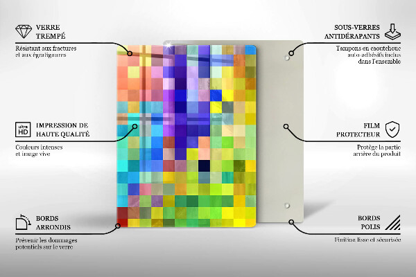 Worktop protector Illustration of Monster leaves
