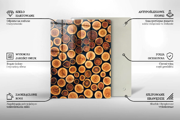 Worktop protector Boho leaves pattern