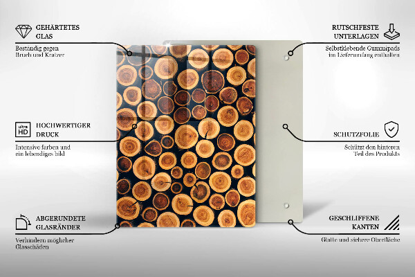 Worktop protector Boho leaves pattern