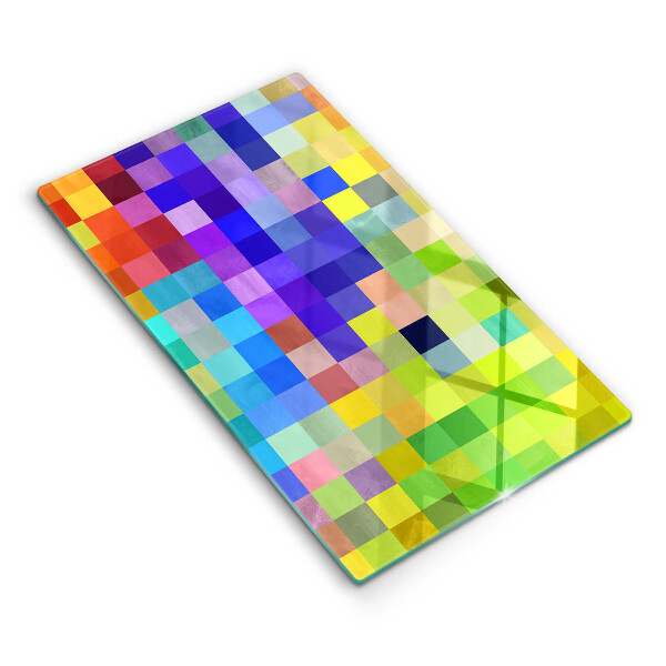 Worktop protector Colorful squares pixels