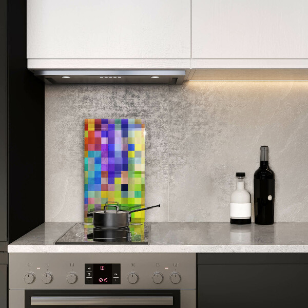 Worktop protector Colorful squares pixels