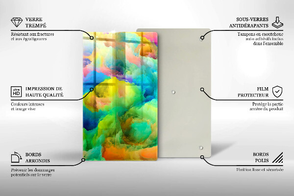 Worktop protector Colorful abstraction