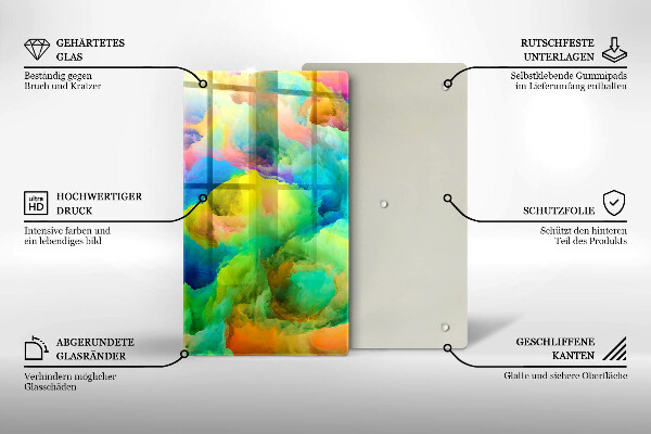 Worktop protector Colorful abstraction