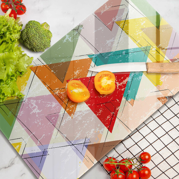 Worktop protector Painted triangles