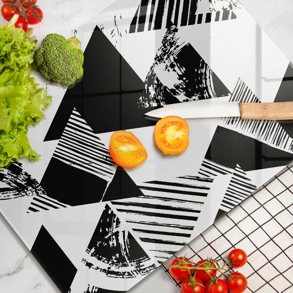 Chopping board Geometric triangles