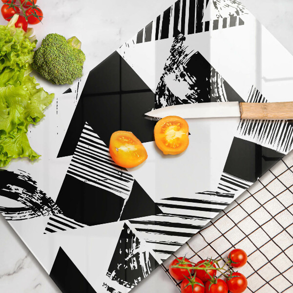 Chopping board Geometric triangles