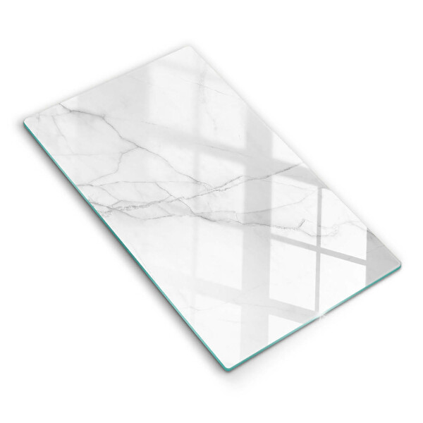 Worktop protector Delicate white marble