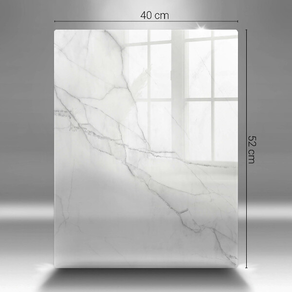 Worktop protector Delicate white marble