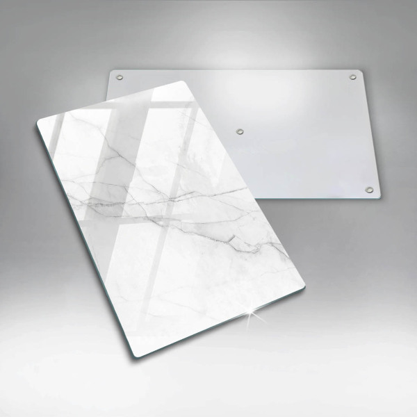 Worktop protector Delicate white marble