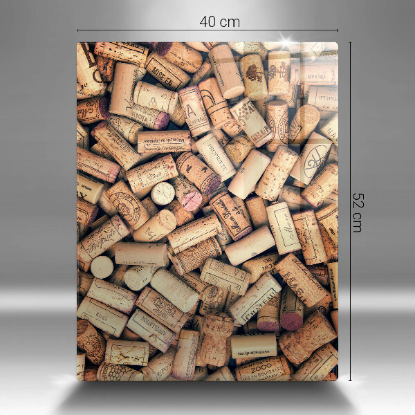 Worktop protector Wine corks pattern