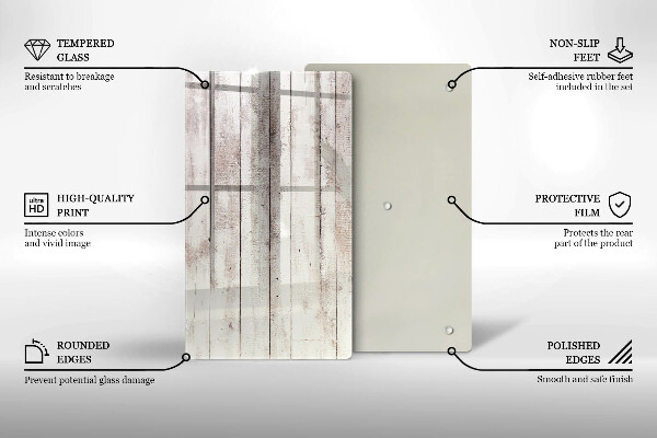 Worktop protector Old wood boards