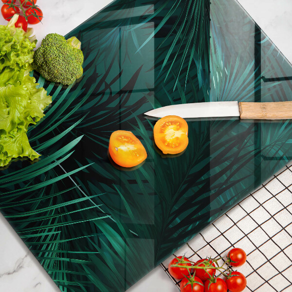Chopping board Wild jungle leaves