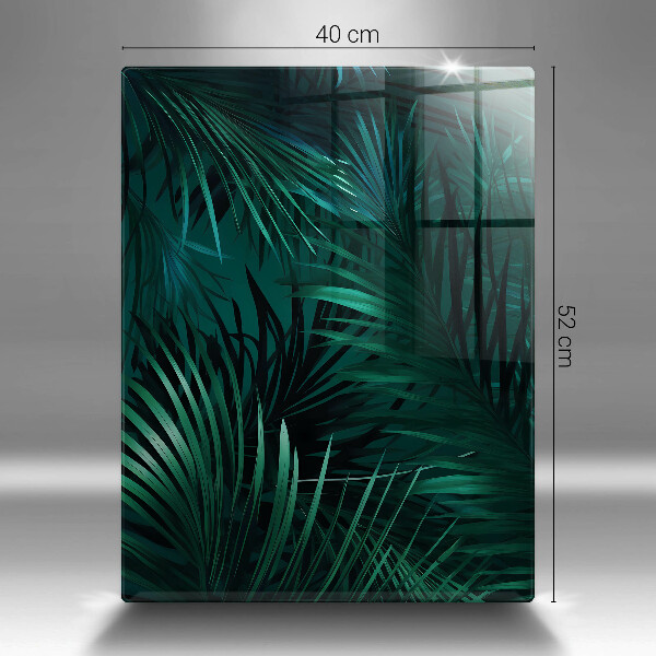 Chopping board Wild jungle leaves