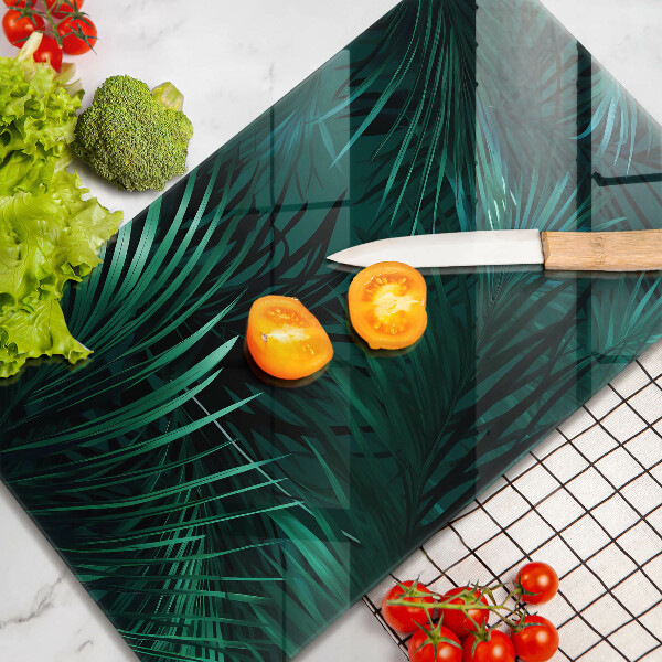 Chopping board Wild jungle leaves