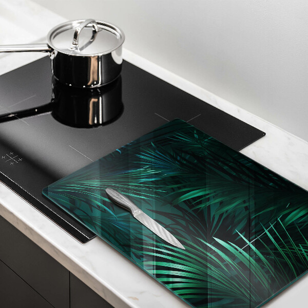 Chopping board Wild jungle leaves