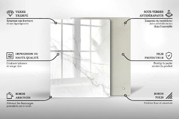 Chopping board Pastel marble