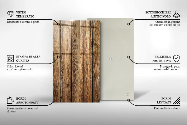 Worktop protector Wood texture boards