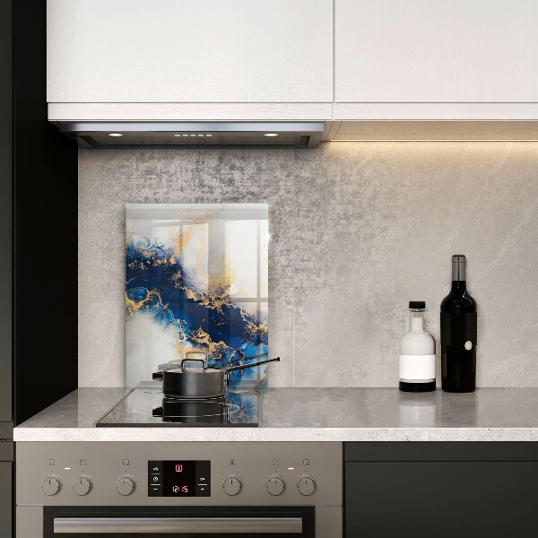 Chopping board Abstraction with blue