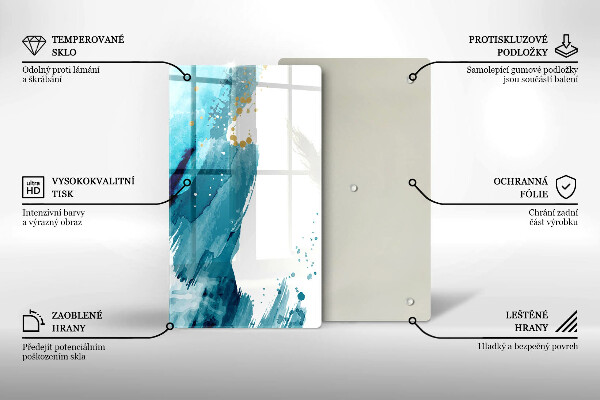 Chopping board Blue spots