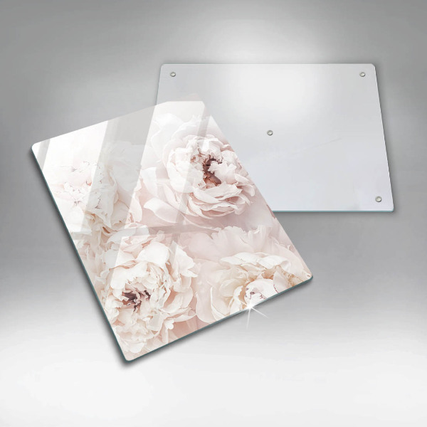 Worktop protector Pastel peonies