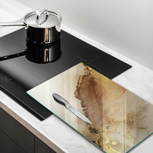 Worktop protector Abstraction gold