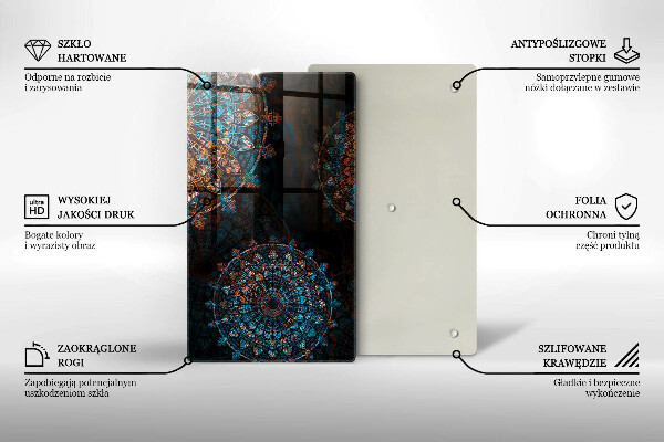 Worktop protector Boho Vintage Circles