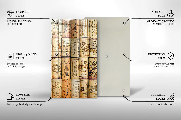 Worktop protector Old wine corks