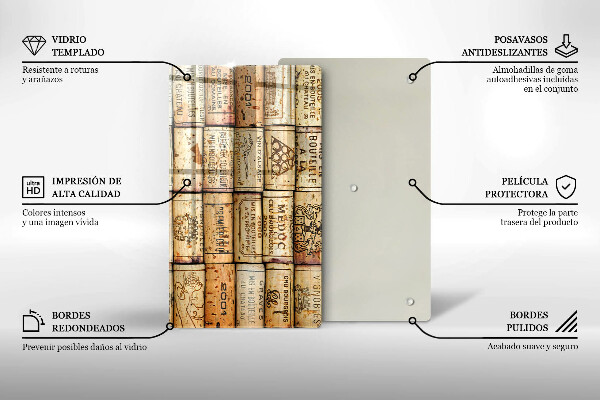 Worktop protector Old wine corks