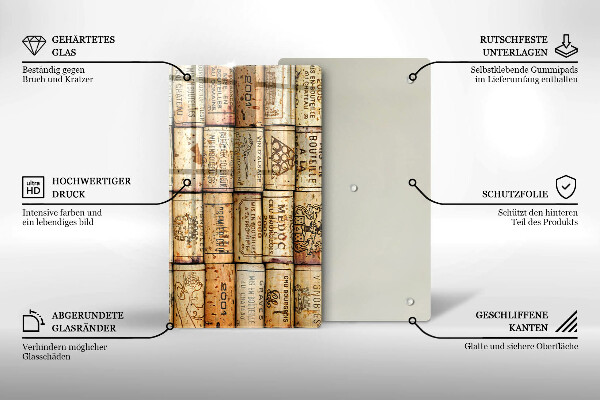 Worktop protector Old wine corks