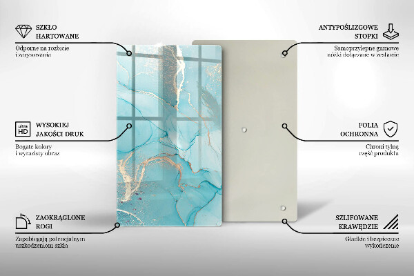 Worktop protector Abstraction stone