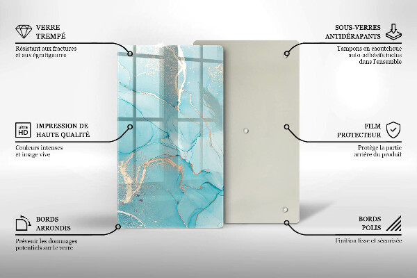 Worktop protector Abstraction stone