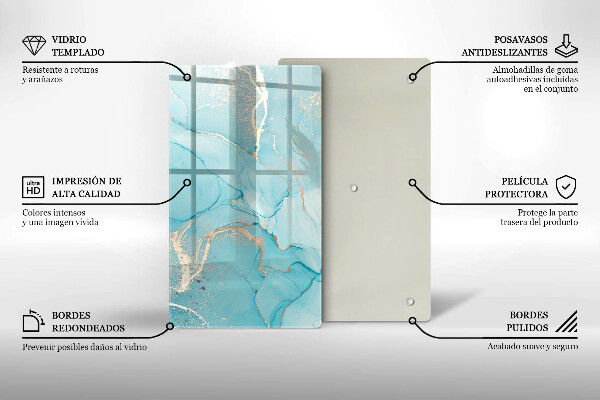 Worktop protector Abstraction stone