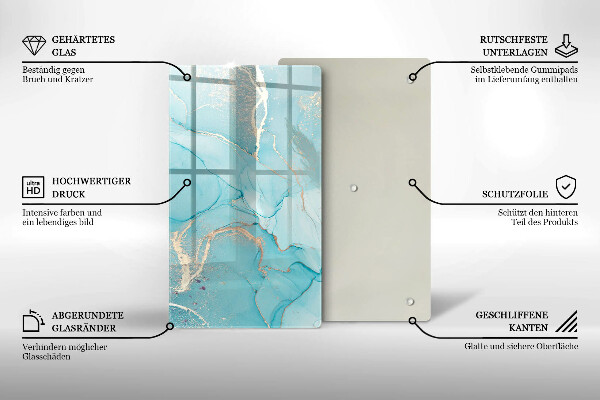 Worktop protector Abstraction stone