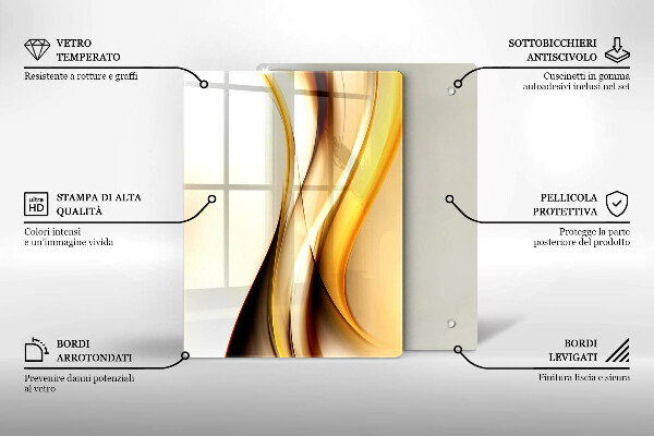 Worktop protector Abstraction stone