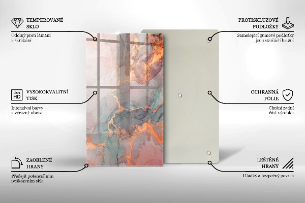 Worktop protector Marble with gold