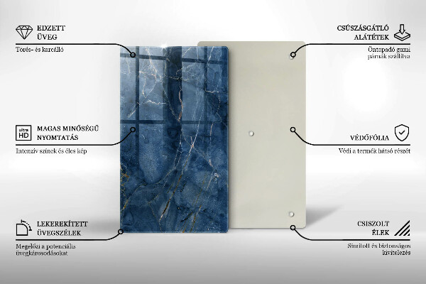 Worktop protector Stone texture marble