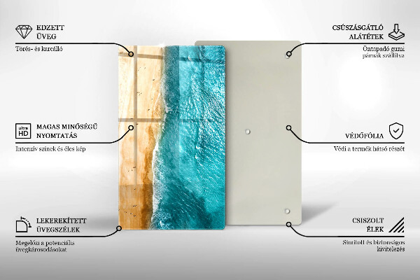 Worktop protector Bank of the beach and the sea