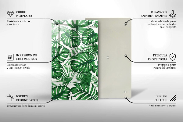 Worktop protector Monstera leaves