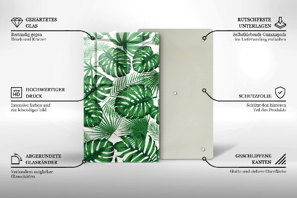 Worktop protector Monstera leaves