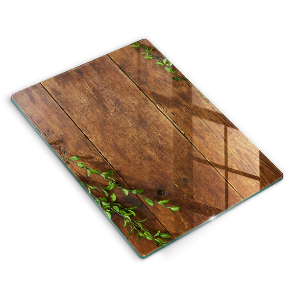 Worktop protector Wooden boards and leaves