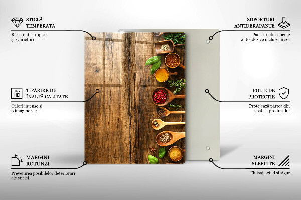 Worktop protector Wooden boards and leaves