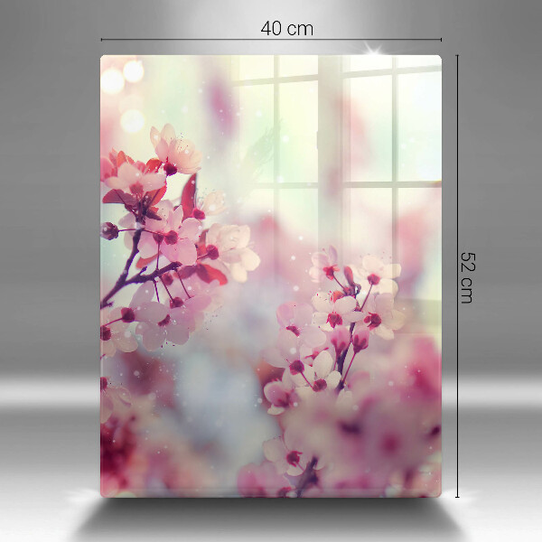 Worktop protector Spring pink flowers