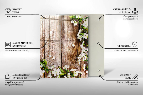 Worktop protector Sunflowers on the boards