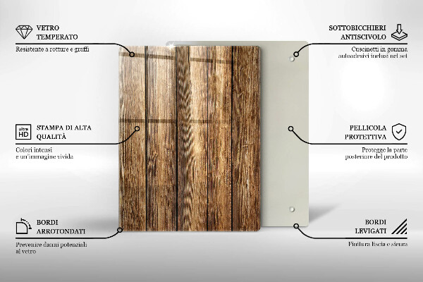 Worktop protector Flowers on the boards