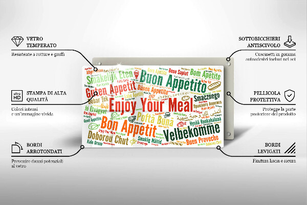 Chopping board glass Tasty language subtitles