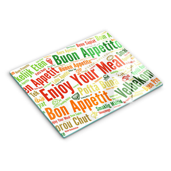 Chopping board glass Tasty language subtitles