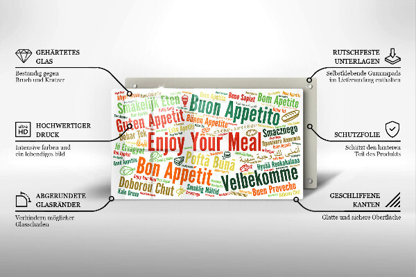 Chopping board glass Tasty language subtitles