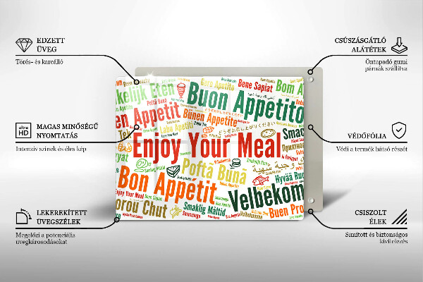 Chopping board glass Tasty language subtitles