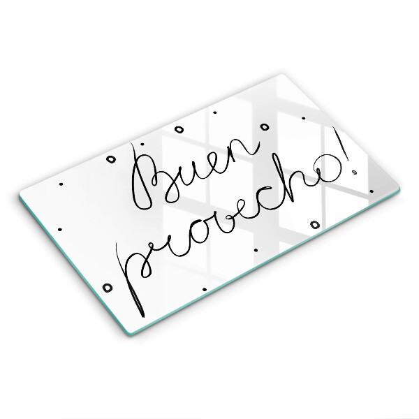 Chopping board The inscription Buen Provecho!